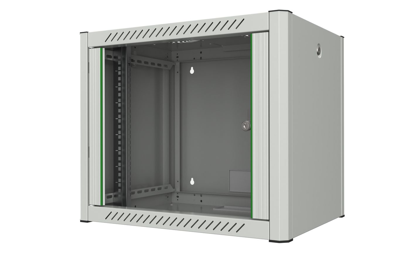Supporto a parete per rack 9U da 19 pollici Pro 600 x 450 x 512 mm - Bianco