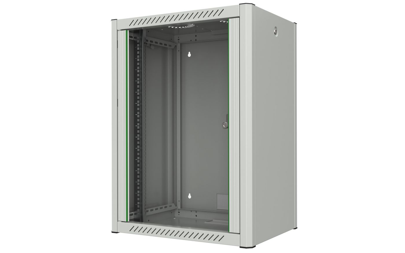 Supporto a parete per rack 16U da 19 pollici Pro 600 x 450 x 823 mm - Bianco