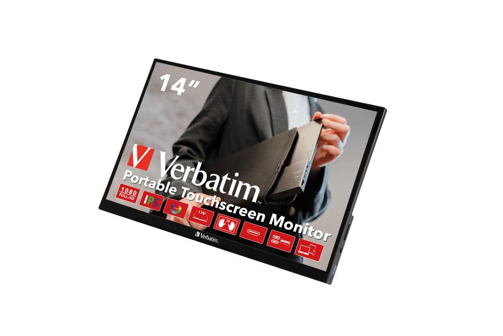Verbatim 49591 W128805035 PMT-14 Portable Touchscreen 