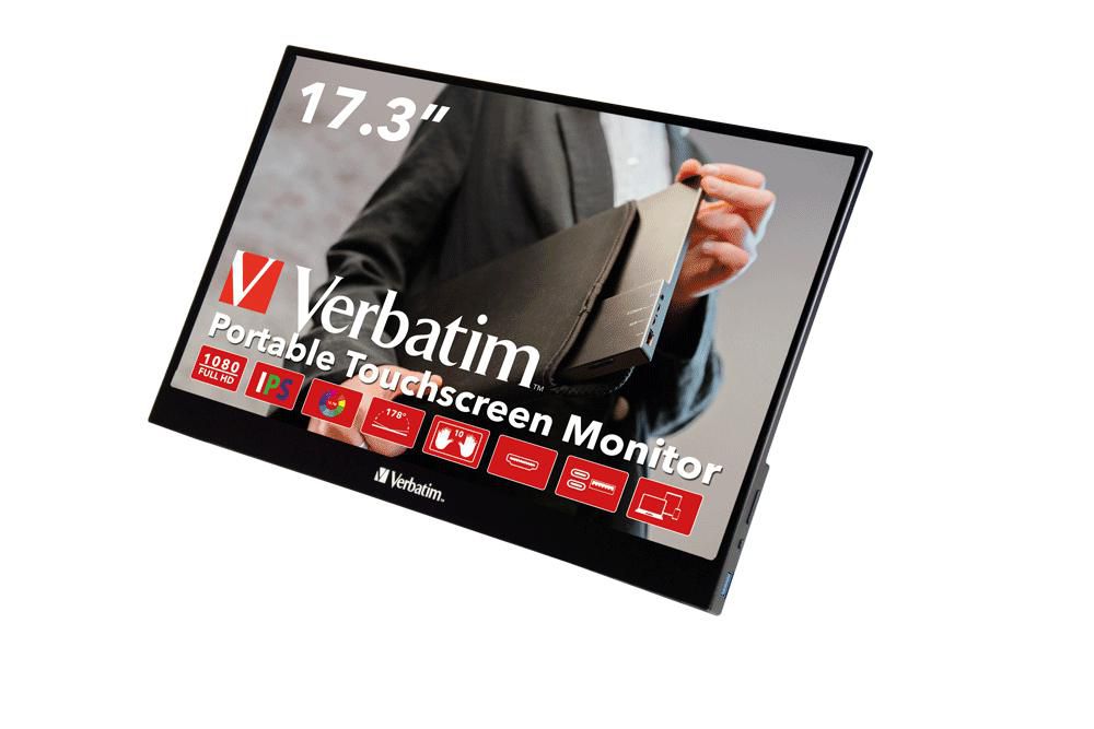 Verbatim 49593 W128805038 PMT-17 Portable Touchscreen 