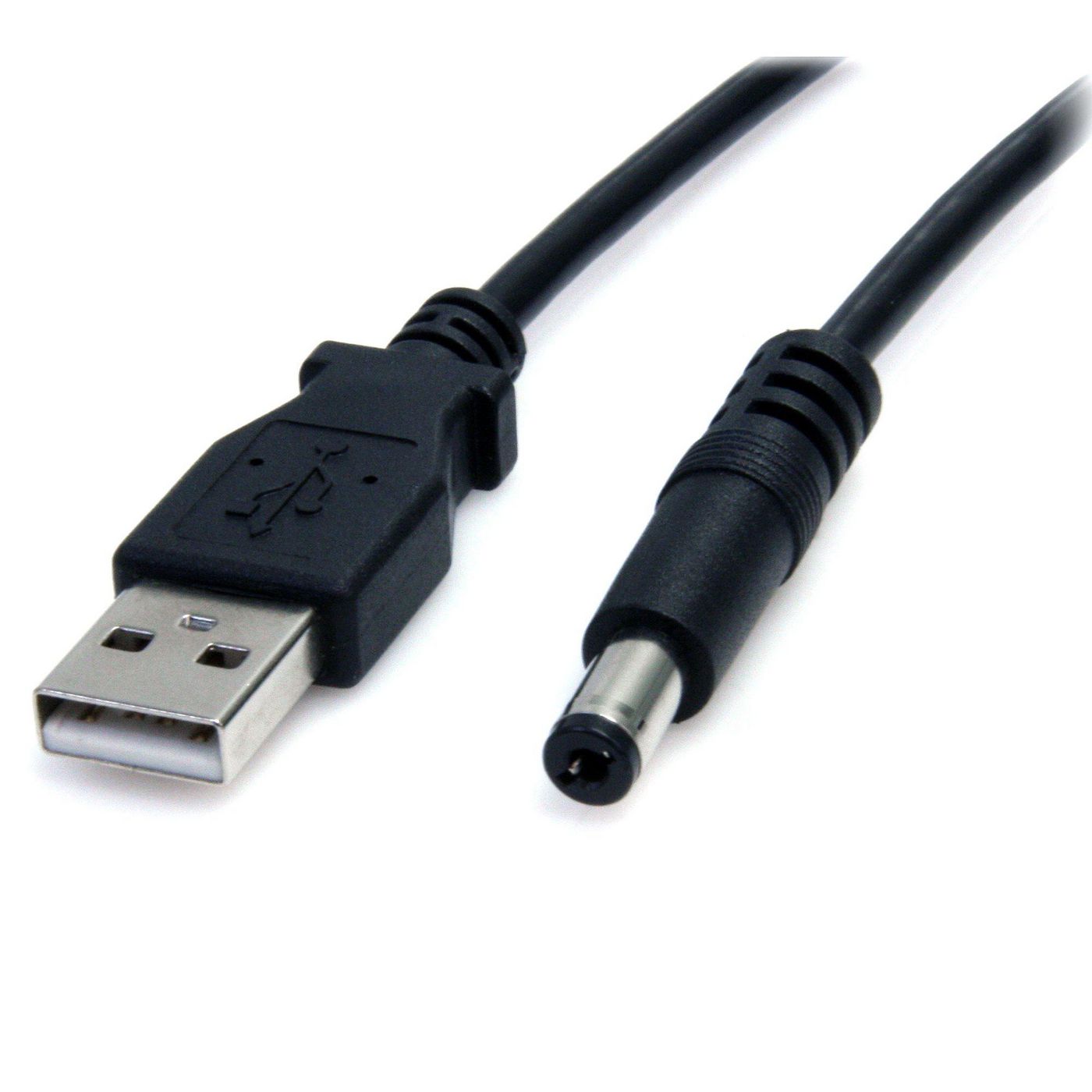 STARTECH.COM USB 2.0 auf Hohlstecker Typ N Kabel - USB A DC 5V 5,5mm Stecker Stromkabel Stecker 2m