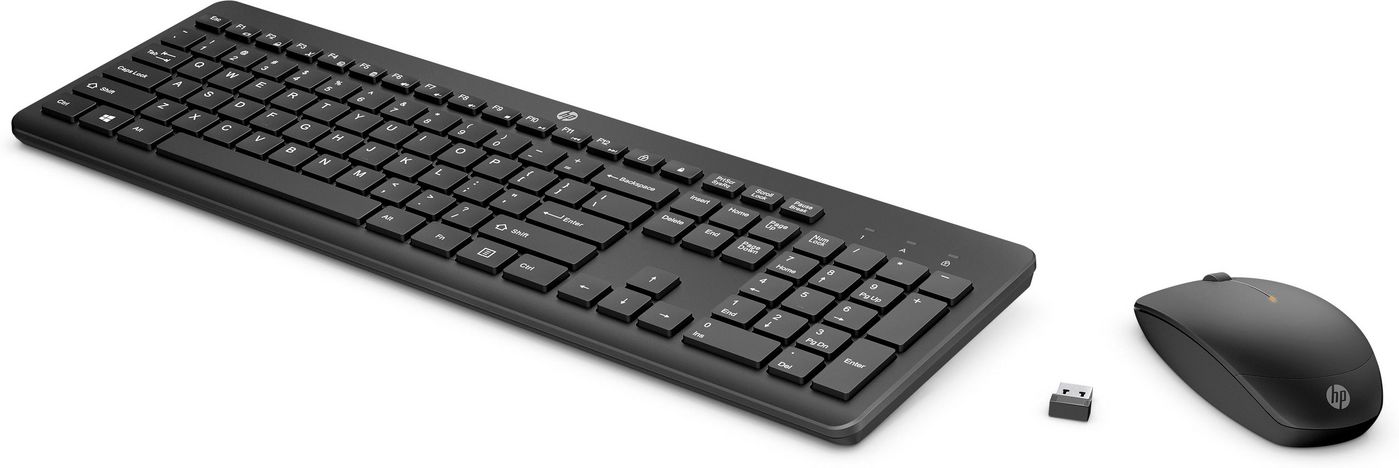 HP 18H24AAB15 W126262601 Wireless Keyboard Mouse KZH 
