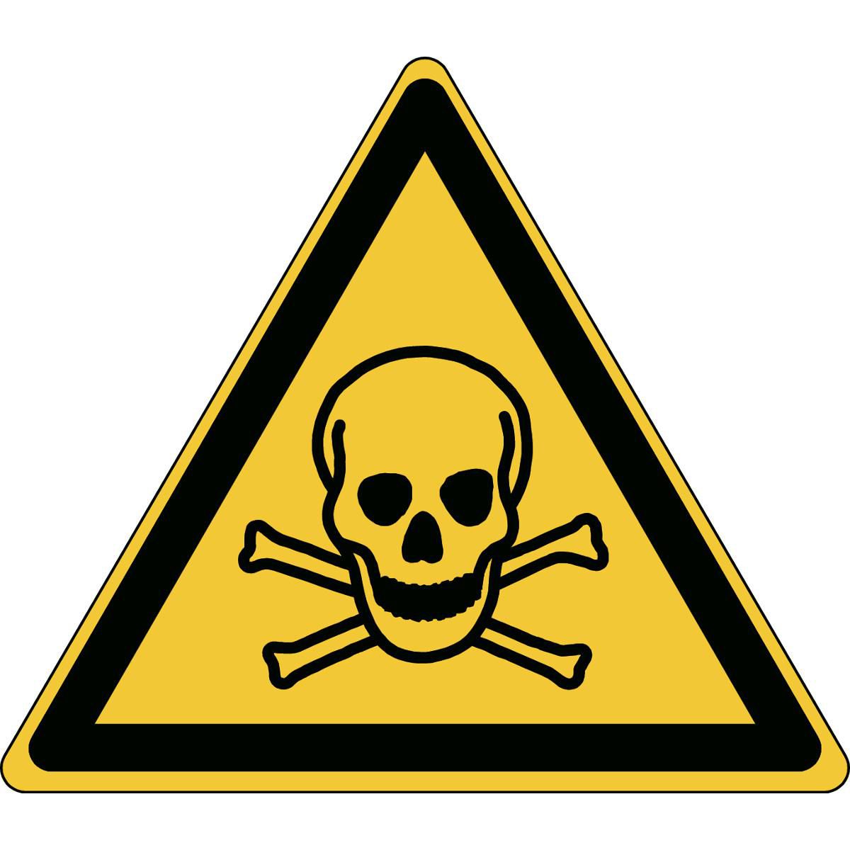 Brady WW016NTTW-TRI100-1 W128417654 ISO Safety Sign - Warning 