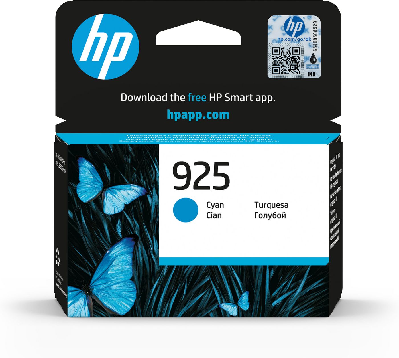 HP 925 Cyan Original Ink Cartridge