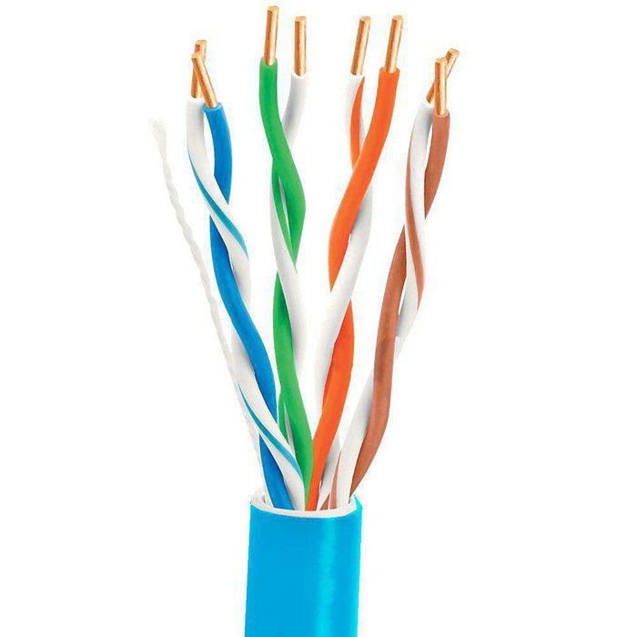 CAT6 CPR:Eca CABLE U/UTP 305M - METER FULL COPPER SOLID - Warranty: 24M