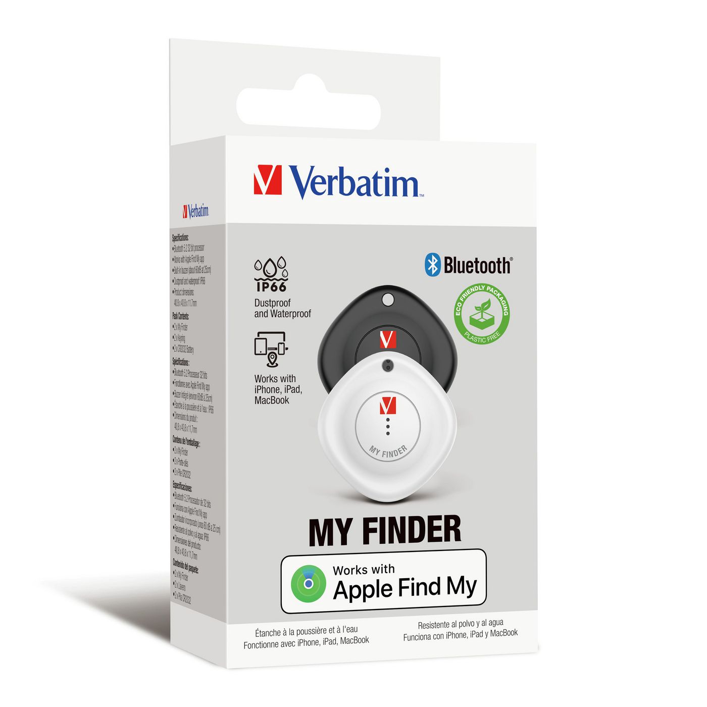 Verbatim 32131 W128807225 MYF-02 Bluetooth Item Finder 