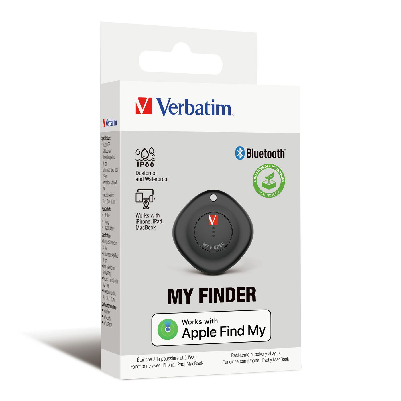 Verbatim 32130 W128807224 MYF-01 Bluetooth Item Finder 