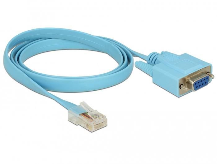 Delock W128810336 63341 serial cable Blue 1 m 