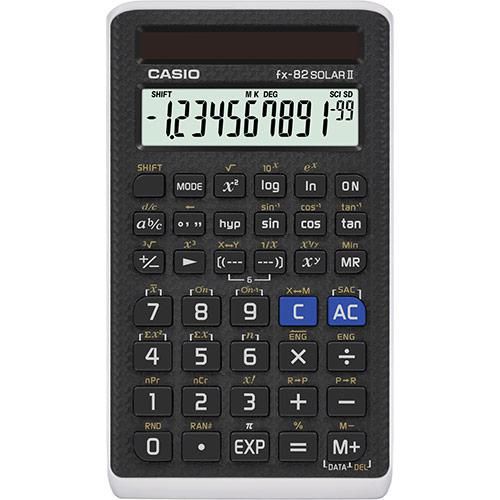 Casio FX-82SOLAR II W128824703 Calculator Pocket Scientific 