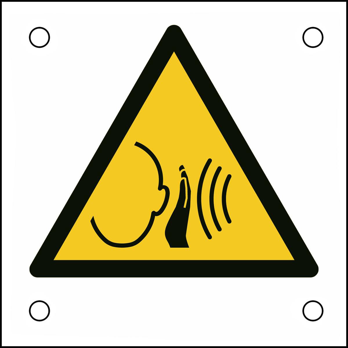 Brady WW038NTALU05-50X50-1 W128405170 ISO Safety Sign - Warning 