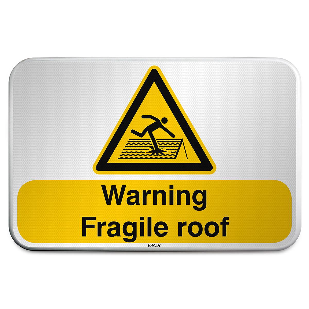 Brady WW036EN535RFLBD-600X400-1 W128405272 ISO Safety Sign - Warning 