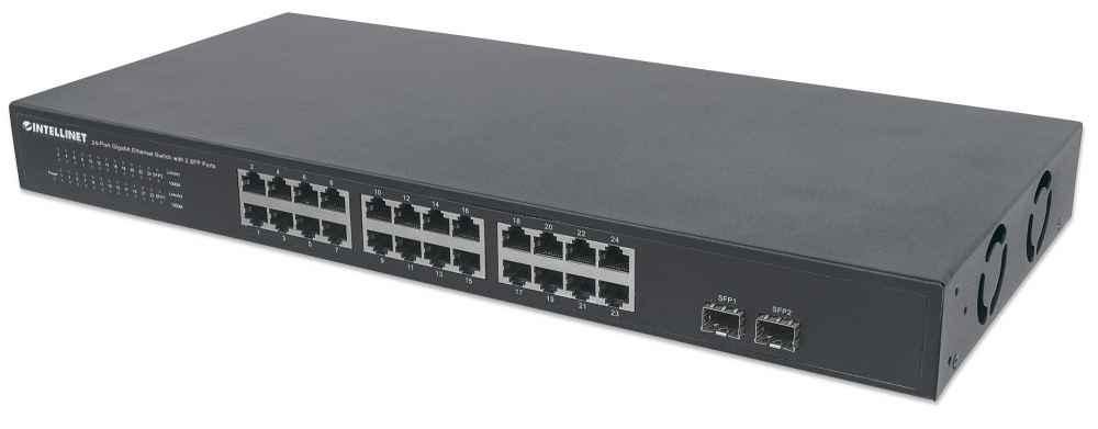 Intellinet 561044 24-Port Gigabit Ethernet 