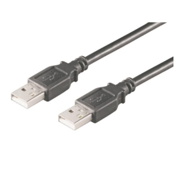 USB 2.0 Kabel - A auf A - Stecker - 2m