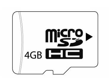 4GB Micro SDHC Flash Media 