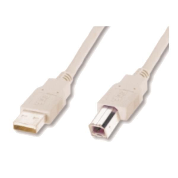 Mcab 7001091 CABLE USB 2.0 A TO B 5M GREY 