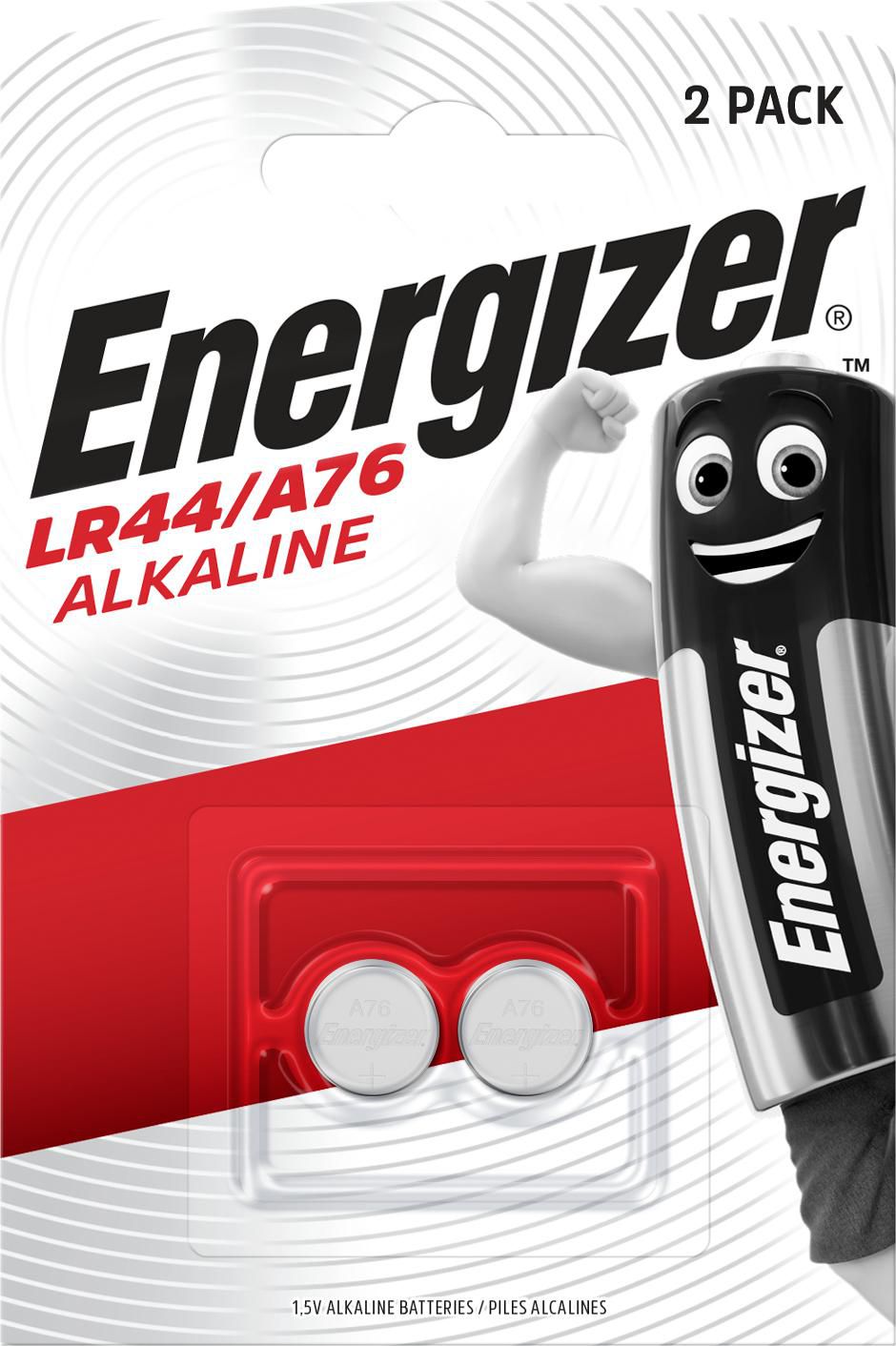 Energizer 7638900083071 Battery LR44A76 Alkaline 2-pa 