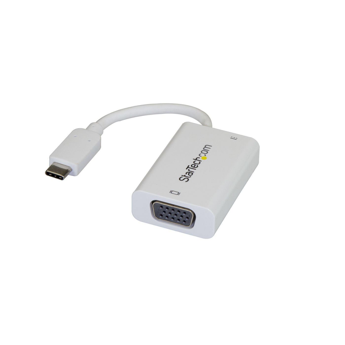 STARTECH.COM USB-C auf VGA Videoadapter mit USB Stromversorgung - Thunderbolt 3 kompatibel - USB-C z