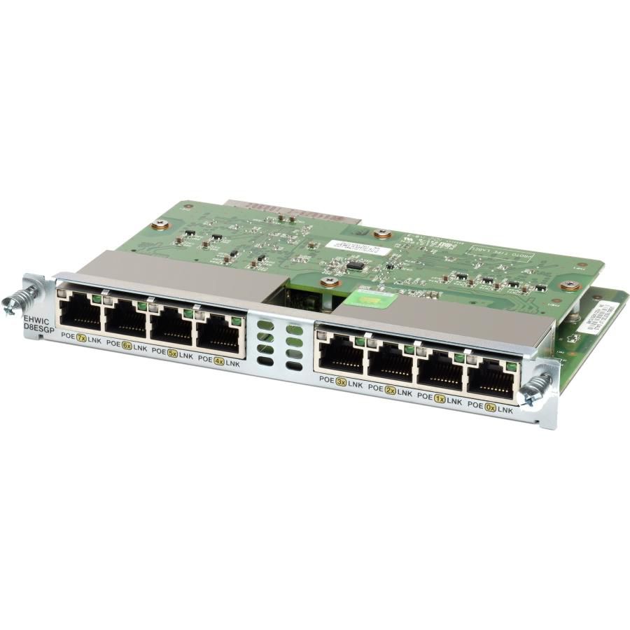 Cisco EHWIC-D-8ESG-P-RFB Ethernet switch interface 
