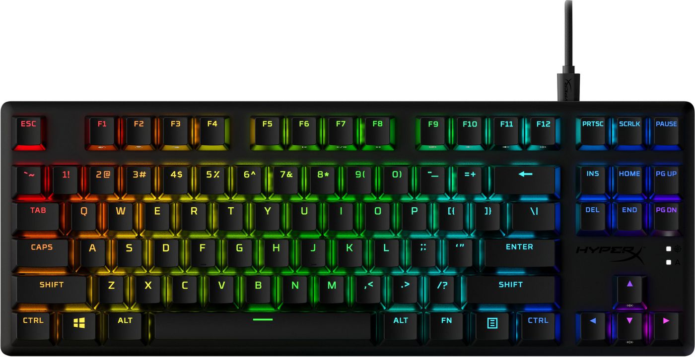 HyperX Alloy Origins Core PBT HX Aqua – Tastiera meccanica da gaming