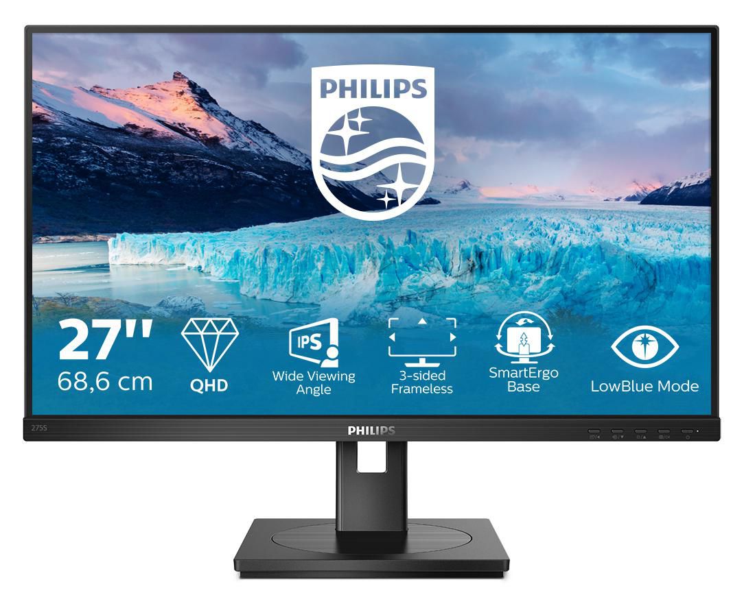 Philips 27, 2560x1440, IPS, Flat, H/A