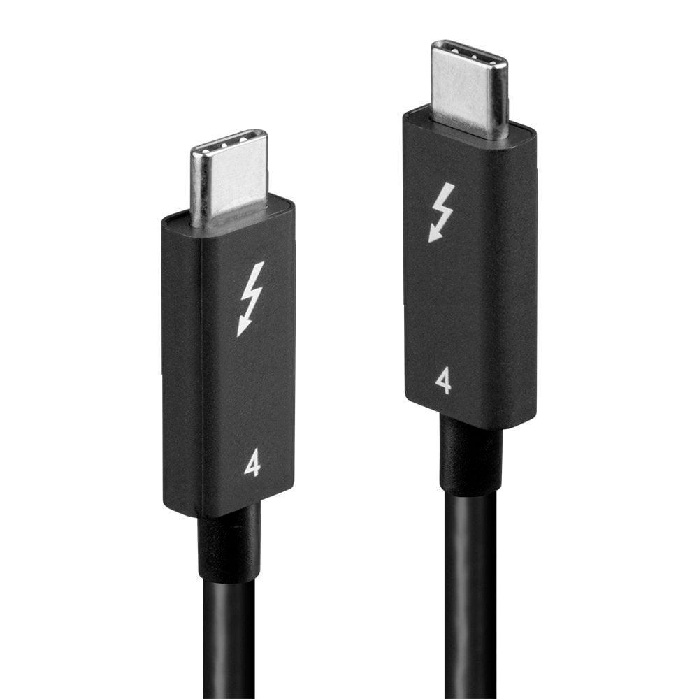 Lindy 31121 W128802274 2m Thunderbolt 4 Cable, 