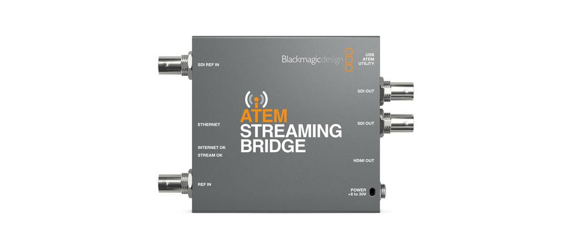 Blackmagic-Design SWATEMMINISBPR W128812570 ATEM Streaming Bridge Active 