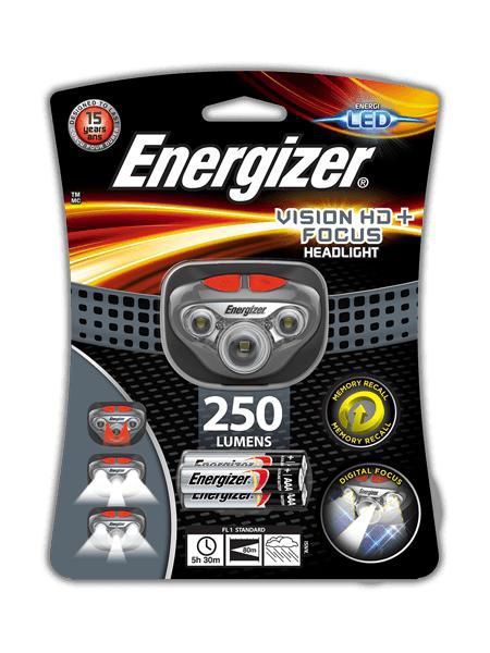 Energizer 7638900412802 VISION HD+ FOCUS HEADLIGHT 