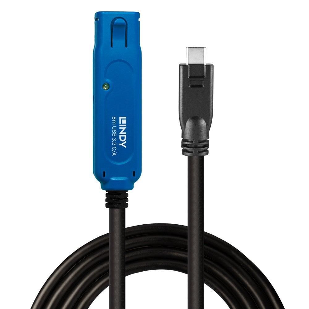 LINDY 8m USB 3.2 Gen 1 C/A Active Extens - 43381