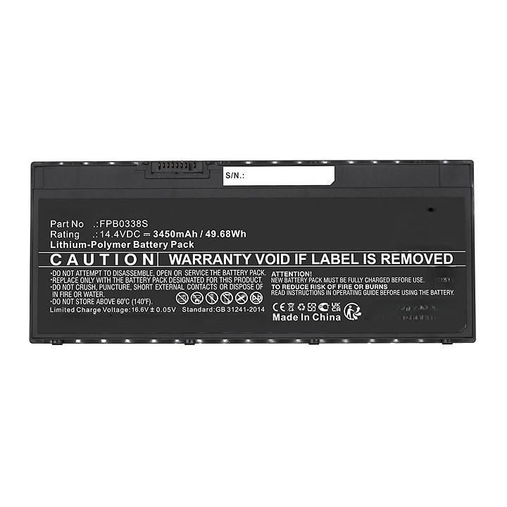 CoreParts MBXFU-BA0048 ricambio per laptop Batteria (Battery for Fujitsu LifeBook - 49.68Wh 14.4V 3450mAh Battery - for Fujitsu