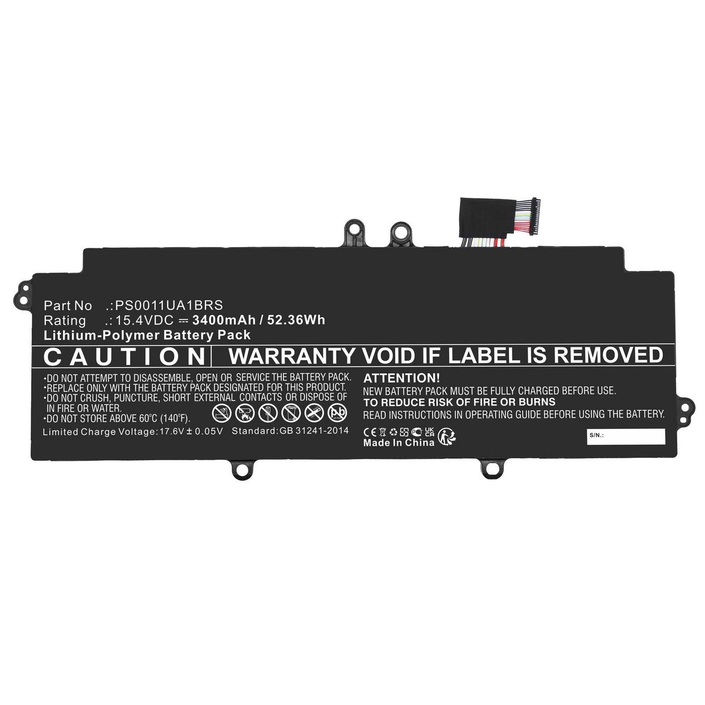 CoreParts MBXTO-BA0070 W128812918 Battery for Dynabook 