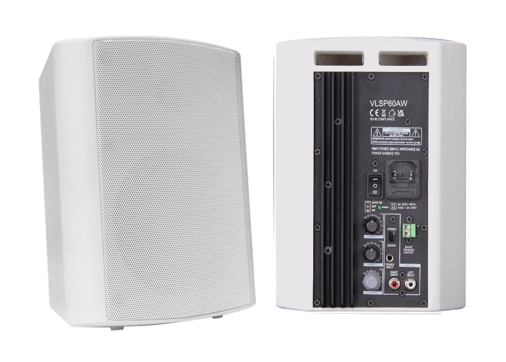 Vivolink VLSP60AW Active Speaker Set, White. 