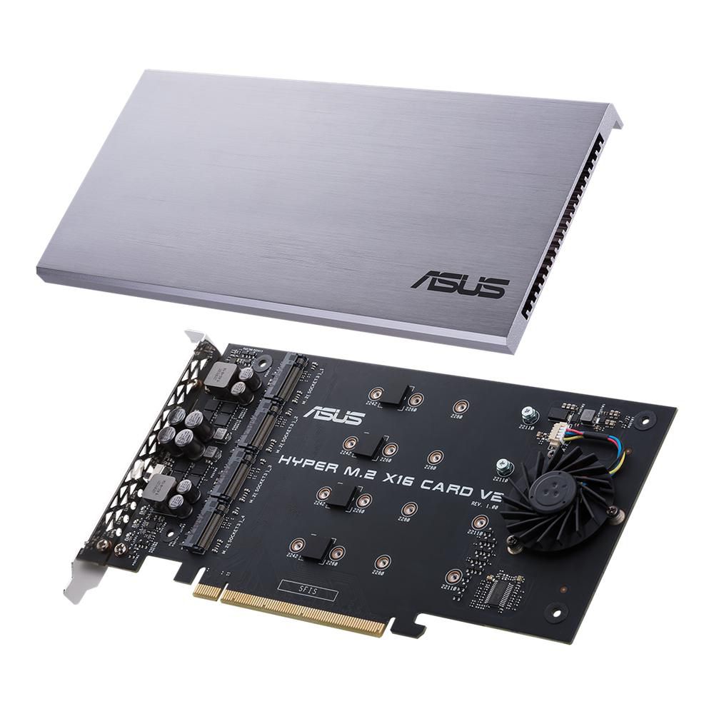 ASUS HYPER M.2 X16 CARD V2 - Schnittstellenadapter - M.2 - Expansion Slot to M.2 - M.2 Card - 128 Gb