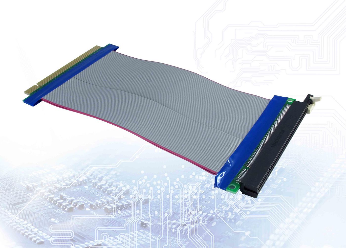 INTERTECH Riser Card Inter-Tech SLPS069 PCIe x16 flexibel