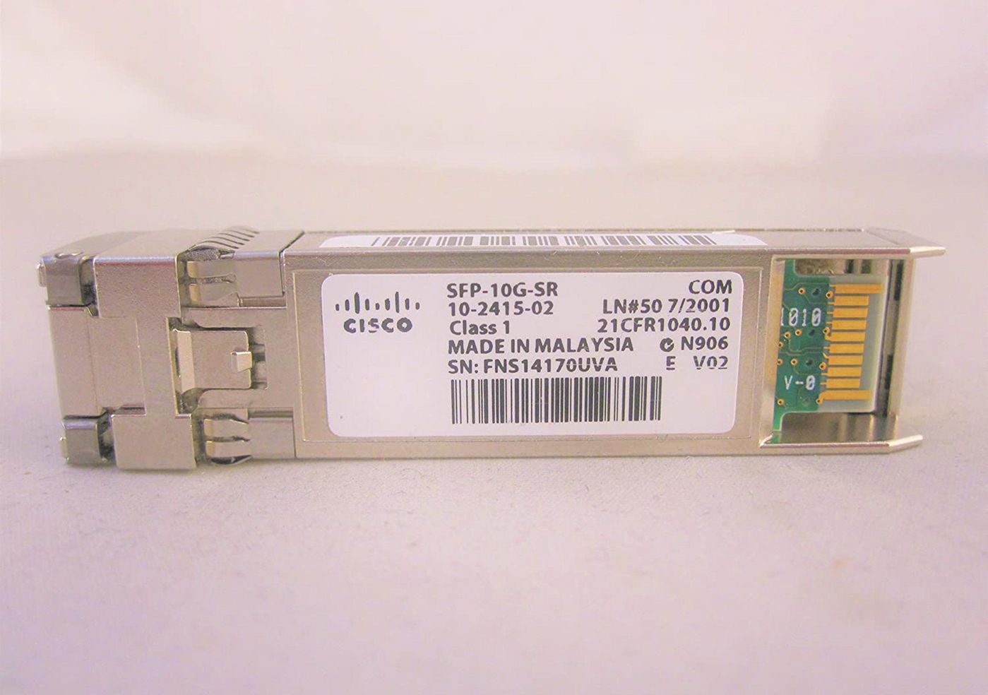 Cisco SFP-10G-SR-RFB SFP-10G-SR=-RFB 10GBASE-SR SFP MODULE 