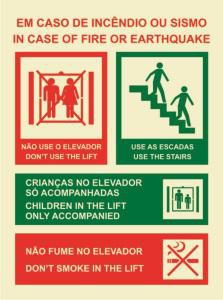 100X150 ELEVATOR SIGN