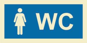 200X100 FEMALE RESTROOM SIGN