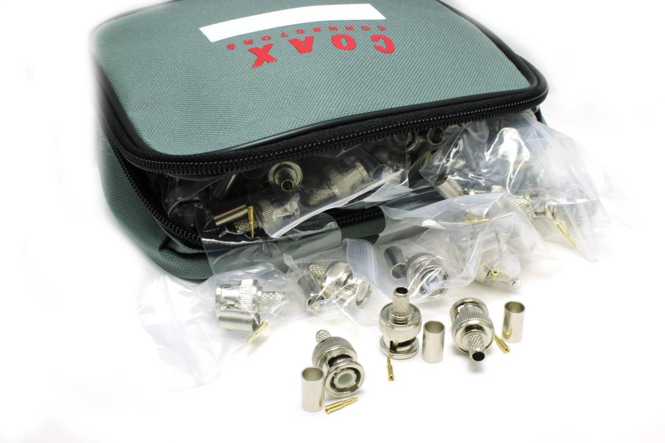 BNC CRIMPING PLUGS 100 pcs