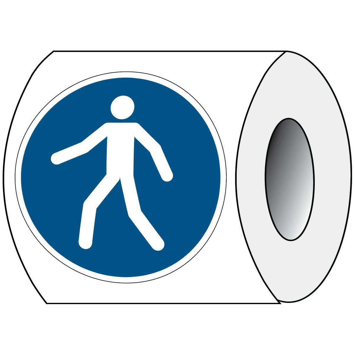 Brady PIC M024-DIA 100-PE-ROLL1 W128401431 ISO Safety Sign - Use this 