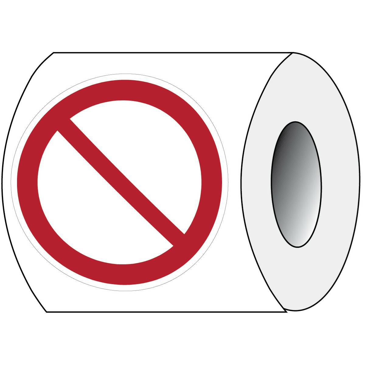 Brady PIC P001-DIA 100-PE-ROLL1 W128422126 ISO Safety Sign - General 