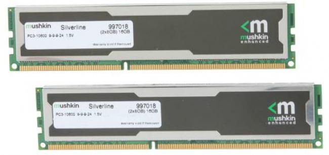 DDR3-RAM 16GB Kit (2x8GB) PC3-10667U CL9 Mushkin