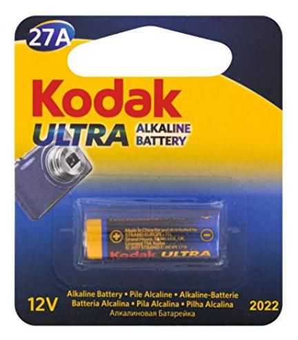 Kodak 30414372 W128822718 Ultra 27A Single-Use Battery 