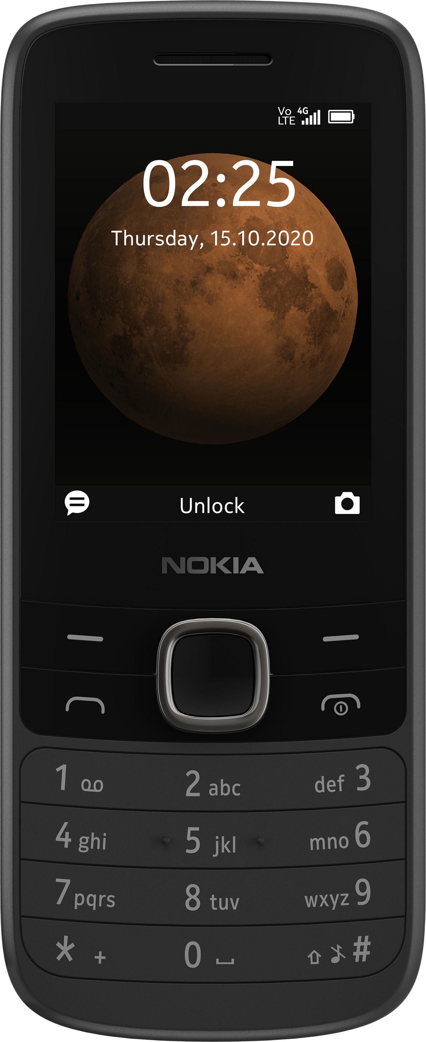 Nokia 225 4G TA-1316 BLACK W128822908 225 4G 6.1 Cm 2.4 90.1 G 