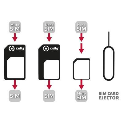 Celly SIMKITAD W128823007 SimMemory Card Adapter Sim 
