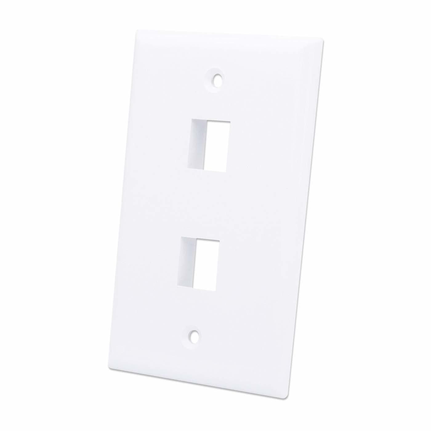 Intellinet 163293 W128823021 Wall PlateSwitch Cover White 