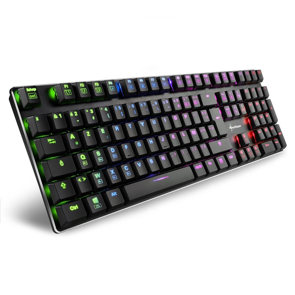 SHARKOON PureWriter RGB FR-Layout, Red Switch