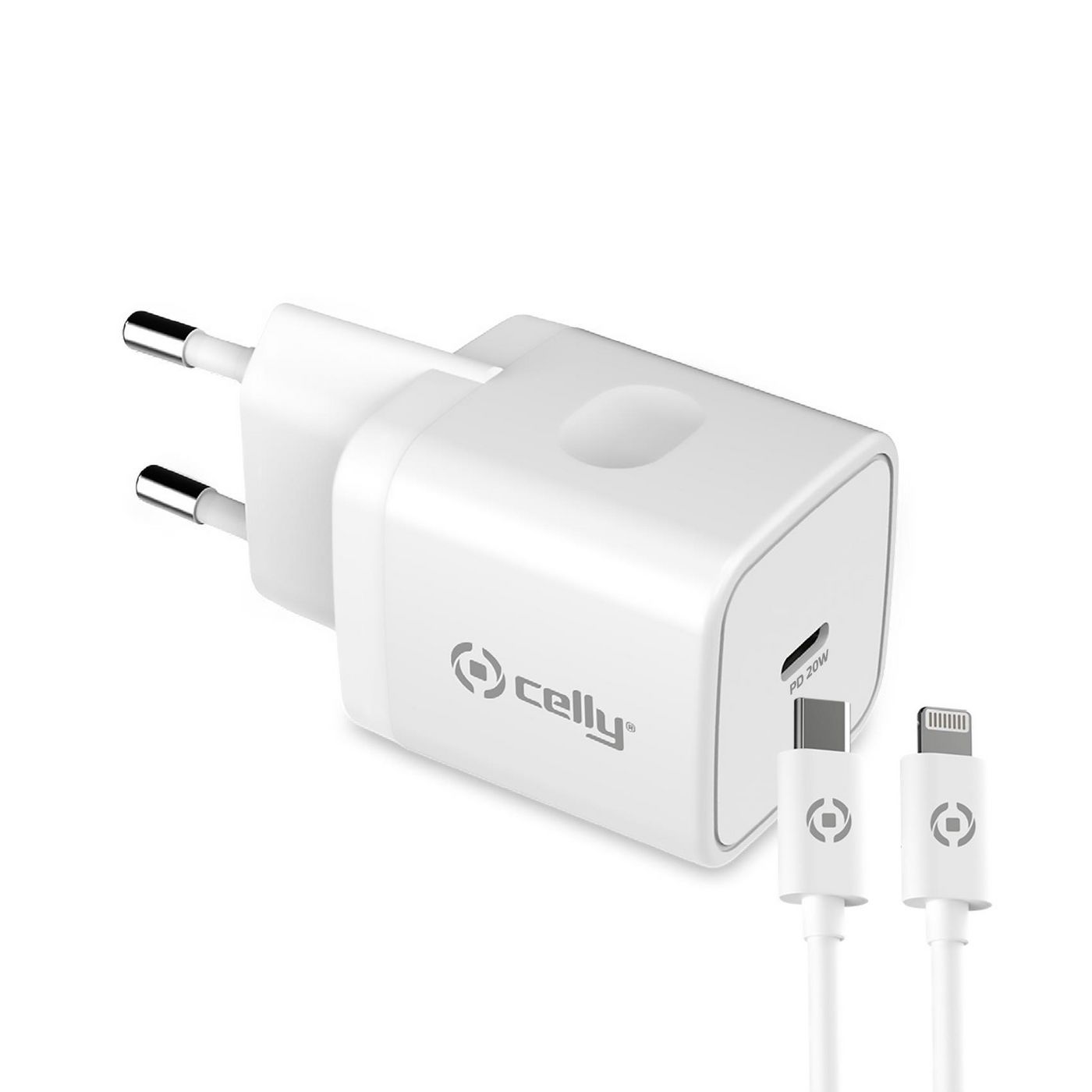 Celly TC1C20WLIGHTWH W128823209 Mobile Device Charger 