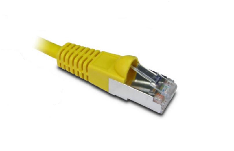 INTERTECH AC LAN-Kabel CAT5e FTP, 0,25m Gelb (88885274)