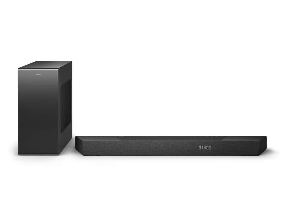 Philips TAB890710 W128824335 Soundbar Speaker Black 3.1.2 