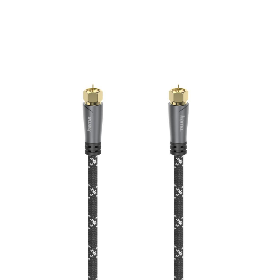 Hama 205078 W128824506 8 Coaxial Cable 3 M F Black, 