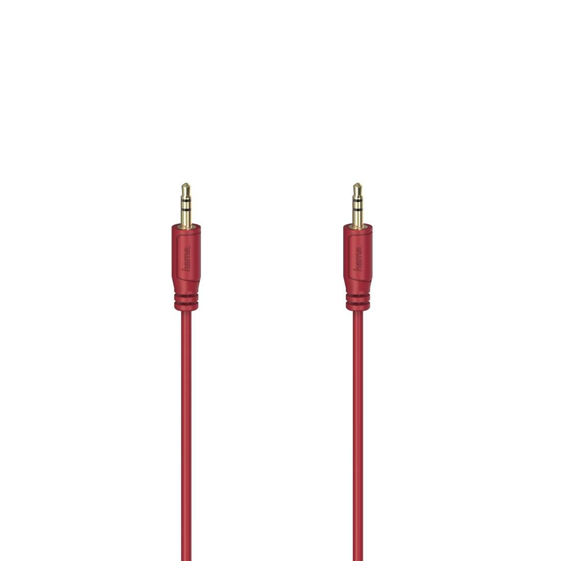 Hama 200727 W128824532 Flexi-Slim Audio Cable 0.75 M 